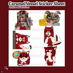 Sticker/Emote Sheet - CaramelVessel